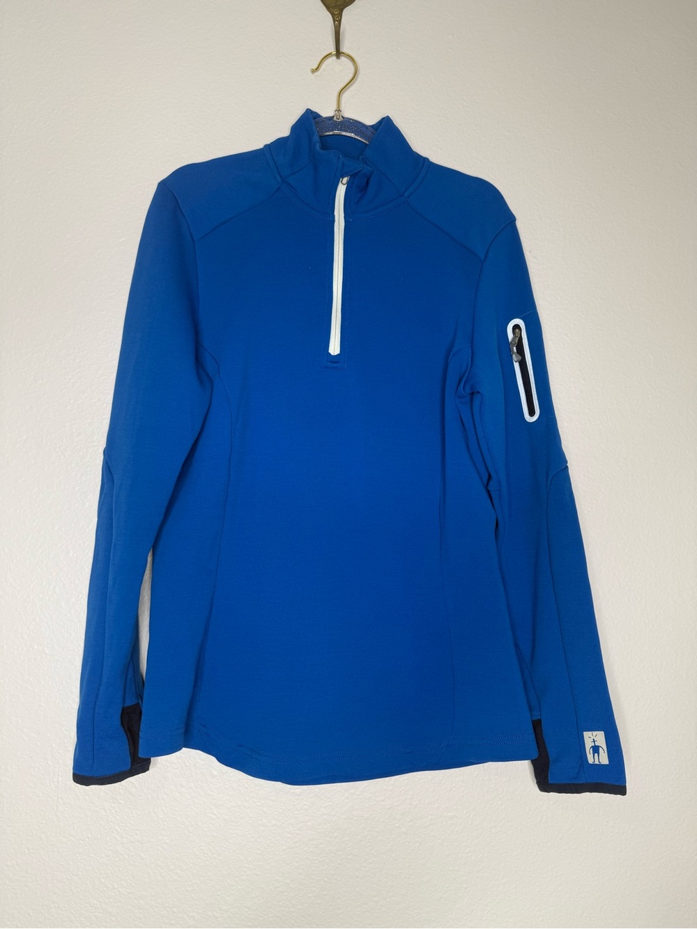Smartwool Women's Royal Blue Quarter-Zip Pullover M